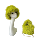 Faux Fur Hat bag sets Women Winter  Multicolor Warm Hats