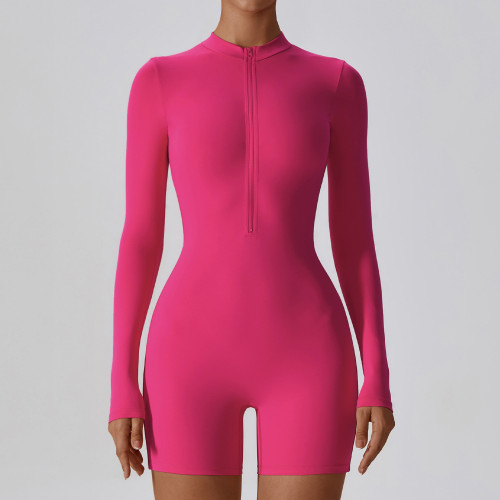 Long sleeved jumpsuit, sports jumpsuit, yoga suit, women 8194