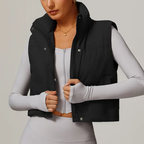 Winter vest down jacket vest white duck down insulation 9037