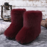 New plush midsole snow boots