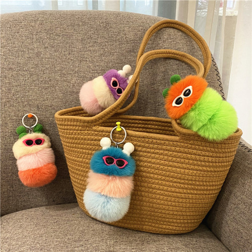 Caterpillar Doll Bag Pendant Keychain