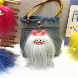 Cute cartoon keychain plush toy