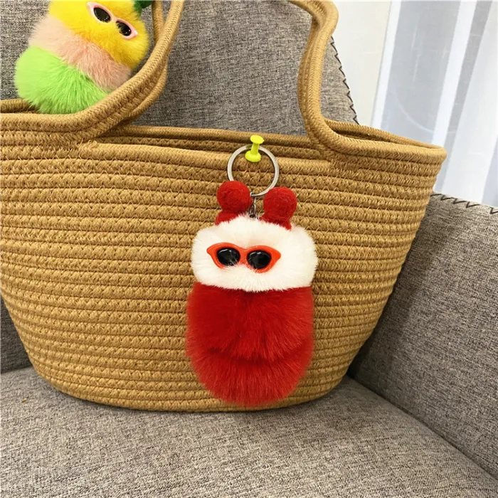 Caterpillar Doll Bag Pendant Keychain