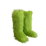 Long Women Furry Boots Winter Knee Length Keep Warm Ladies Snow Boots