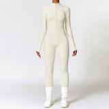 Velvet yoga jumpsuit running fitness suit 8445