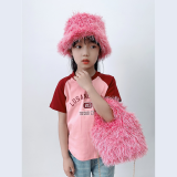Faux Fur Hat bag sets Women Winter  Multicolor Warm Hats