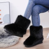 New plush midsole snow boots