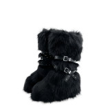Large (flat bottomed) high tube, mid tube, rivet boots, hairy boots, snow boots