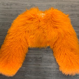Fur Jacket New Women Natural Fur Jacket Winter Warm Sheep Fur Coat