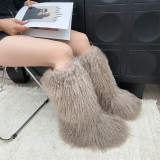Snow Boots Fashion Style High Quality Wool