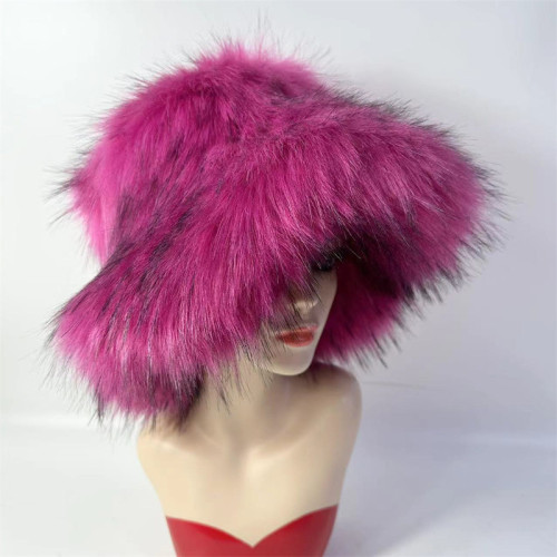 Warm imitation fur, thick raccoon fur hats