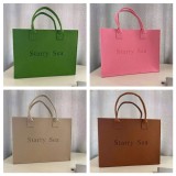 Felt tote bag, large capacity tote bag