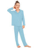 Sleepwear, children's clothing, long sleeves, long pants set, comfortable Modal