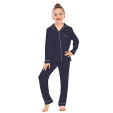 Sleepwear, children's clothing, long sleeves, long pants set, comfortable Modal