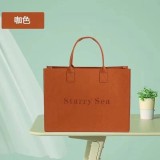 Felt tote bag, large capacity tote bag