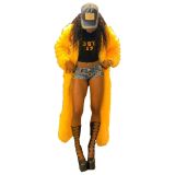Y2658 autumn and winter thick imitation fur long coat jacket