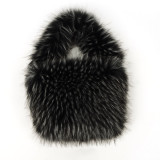Large capacity faux fur plush bag
