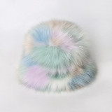 Colorful Plush Fisherman's Hat