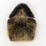 Large capacity faux fur plush bag