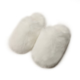 Fur slippers for men and women at home