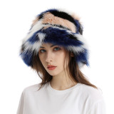 Colorful fur hats
