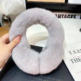 True Otter Rabbit Hair Full Ear Cover foldable