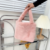 Fur Handbag, personalized plush bag