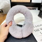True Otter Rabbit Hair Full Ear Cover foldable