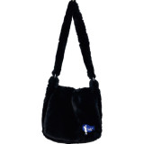 Plush crossbody bag, hand-held commuting candy colored bag