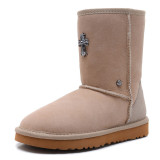 Sheepskin wool integrated midsole 5825 snow boots wool cotton boots