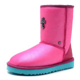 Sheepskin wool integrated midsole 5825 snow boots wool cotton boots