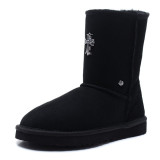 Sheepskin wool integrated midsole 5825 snow boots wool cotton boots