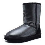 Sheepskin wool integrated midsole 5825 snow boots wool cotton boots