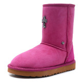 Sheepskin wool integrated midsole 5825 snow boots wool cotton boots