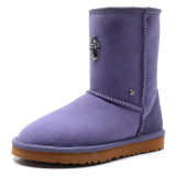 Sheepskin wool integrated midsole 5825 snow boots wool cotton boots