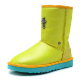 Sheepskin wool integrated midsole 5825 snow boots wool cotton boots