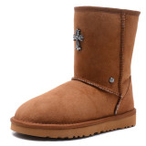 Sheepskin wool integrated midsole 5825 snow boots wool cotton boots