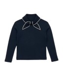 Children's base shirt, retro style, girls' long sleeved T-shirt, girls' top