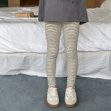 Girls' high elasticity slim fit leggings
