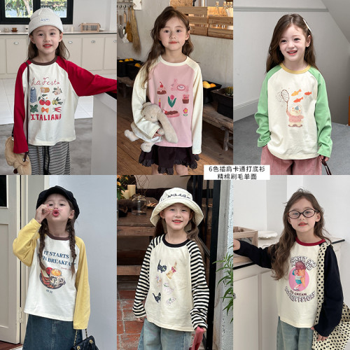 Children's autumn long sleeved T-shirt top