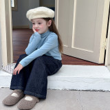 Children's mid neck base shirt