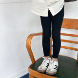 Elastic slim fit pants for children, comfortable leggings
