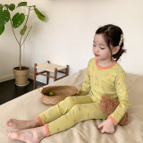 Children's autumn and winter cute pajamas set