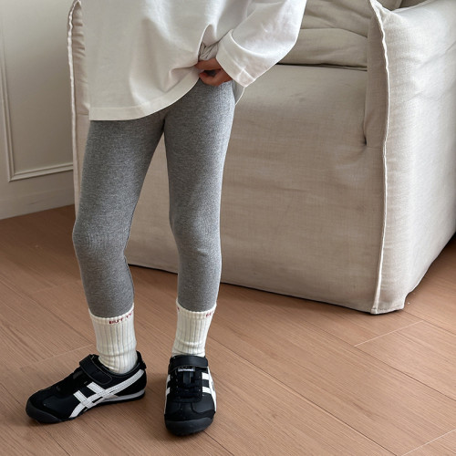 Girls' high elasticity slim fit leggings