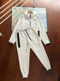 Sports suit men's knitted casual hooded cardigan 922 jacket and 002 sweatpants