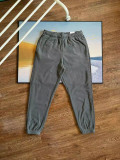 Polar fleece tricolor casual sports leg tied pants