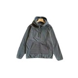 Sports hooded zipper fleece jacket jacket