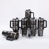 Large capacity 304 stainless steel insulated cup with handle
