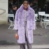 Fur coat Thick faux fur coat for women