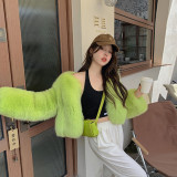 Fox fur short imitation fur coat fur sweater